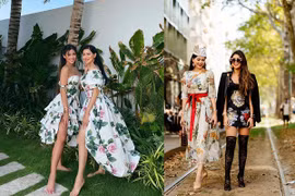 Diện chung đồ đôi, mẹ con Tiên Nguyễn bị nhầm hai chị em