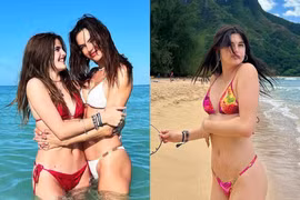 Con gái “thiên thần Victoria's Secret” trổ mã xinh đẹp, phổng phao thấy rõ