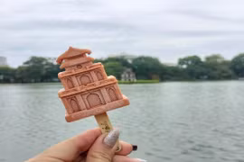 Thú vị địa danh nổi tiếng Hà thành được tạo hình thành cây kem