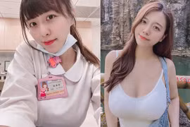 Nữ y tá ngực khủng “đốn tim” fan với loạt ảnh khoe dáng nuột