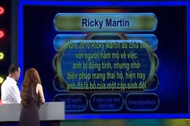 Game show Việt gây tranh cãi khi nói Ricky Martin "bị đồng tính"