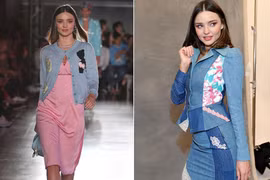 Miranda Kerr quyến rũ trên sàn catwalk sau đám cưới
