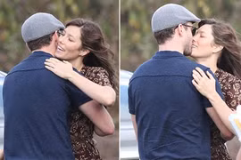Cảnh tình tứ hiếm có của vợ chồng Justin Timberlake