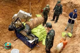 Xử lý thành công quả bom nặng gần 340kg còn nguyên ngòi nổ