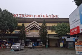 Chợ truyền thống lớn nhất Hà Tĩnh đìu hiu, ế ẩm