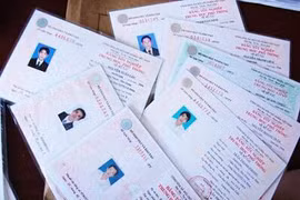 bằng giả.