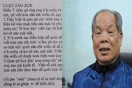 PGS.TS Bùi Hiền hoan nghênh tác giả Chữ Việt Nam song song