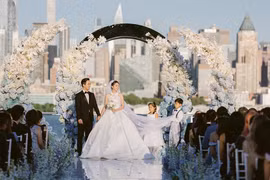 Đám cưới xa hoa tổ chức tại New York của dâu rể An Giang