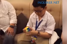 Video: Nam sinh 11 tuổi xoay rubik trong 6 giây