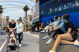 Con gái Cường Đô La được ba mẹ đưa đi thăm thú