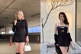 Sau sinh nở, hot girl Sunna chuộng váy "kín cổng cao tường" tôn body