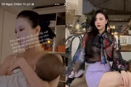 Cựu tiếp viên hàng không lộ ảnh chăm con mọn hết hồn nhan sắc