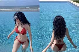 Bạn gái cũ trung vệ Việt kiều khoe vòng 3 ngắm là mê