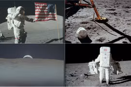 Những bức hình "của hiếm" về Mặt Trăng của NASA