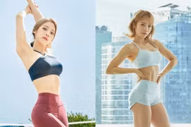 Cô giáo dạy Pilates xinh nhất Hàn Quốc diện áo tắm gây bão mạng