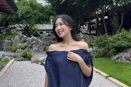 Vợ Hà Đức Chinh xinh như gái Nhật khi đi nghỉ dưỡng cùng chồng