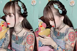 Thiếu nữ 19 tuổi xăm kín người khiến dân mạng tranh cãi kịch liệt