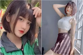 Gái xinh chạy xe ôm công nghệ lộ vòng 2 "ngắm là mê"