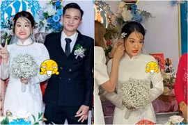 Chụp ảnh cưới, cô dâu gây bão mạng vì biểu cảm