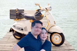 Chồng Đoàn Di Băng lùng sục mua vespa đắt nhất thế giới tặng vợ