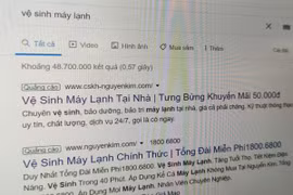 Mùa nắng nóng, các thiết bị điều hòa cần được vệ sinh, bảo trì để có thể hoạt động hiệu quả, tiết kiệm điện năng. Từ nhu cầu này, nhiều bên cung cấp dịch vụ vệ sinh máy lạnh đã lợi dụng hình ảnh các thương hiệu uy tín để đánh lừa người dùng. Với từ khóa 