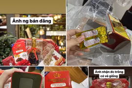 Giỏ quà Tết ngoài xịn trong ''fake'' khiến gia chủ khóc thét