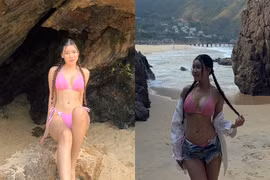 Người yêu Đặng Văn Lâm diện bikini thả dáng làm netizen xiêu lòng