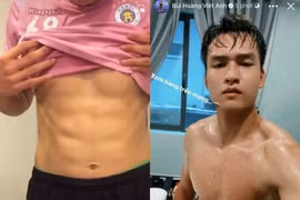 Đội trưởng U23 Việt Nam lộ “múi sầu riêng”, hội chị em “dừng hình“