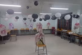 Dân mạng phát ghê với lớp học kinh dị mùa Halloween 