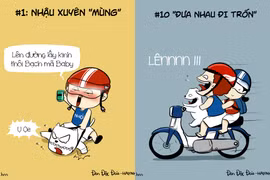 Bộ ảnh các thể loại đón Tết nguyên đán của giới trẻ