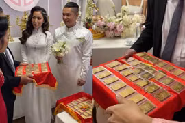 Xôn xao lễ đính hôn "khủng" giữa lúc giá vàng "lên đỉnh"