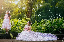 Chị em thành Vinh cùng tên Linh xinh đẹp giữa thiên nhiên