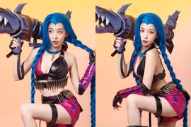 Cosplay thành nữ thần Liên Minh Huyền Thoại, gái xinh gây bão mạng