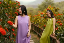 Mê mẩn khu vườn 3.000m2, rực rỡ ở ngoại thành Hà Nội