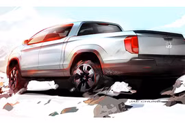 Bật mí hình ảnh đầu tiên của mẫu xe bán tải Honda