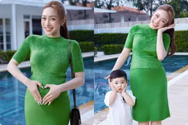 Vợ Chi Bảo khoe nhan sắc rạng rỡ khi mang bầu lần hai