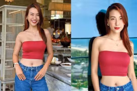 Á hậu Hoàng Oanh "lột xác" quyến rũ sau ly hôn