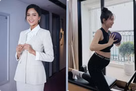 H'hen Niê mặc thanh lịch, Mai Ngọc bụng bầu vẫn chăm tập luyện
