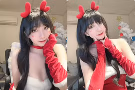 Nữ streamer Trung Quốc ăn mặc hở bạo, khoe vòng một nở nang