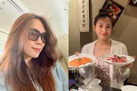 Mỹ Tâm khoe nhan sắc tuổi 44, Tiểu Vy thưởng thức món ăn Nhật