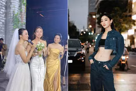 Nhan sắc nàng hậu bắt được hoa cưới của Đỗ Mỹ Linh 