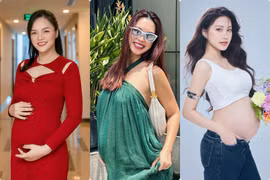 Dàn sao Việt “bụng bầu vượt mặt” khoe nhan sắc rạng rỡ