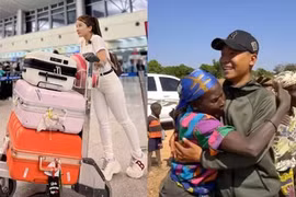 Bị mắng ké fame Quang Linh sang châu Phi, bà Nhân Vlog nói gì?