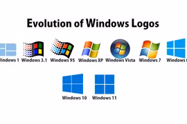Lịch sử 4 thập kỷ logo hệ điều hành Microsoft Windows bạn còn nhớ?