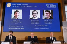 Giải Nobel hóa học 2024 vinh danh 3 nhà nghiên cứu giải mã protein