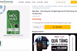 Thực phẩm bảo vệ sức khỏe Mộc Mao: Quảng cáo tràn lan, bất chấp cảnh báo?