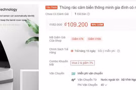 Thùng rác thông minh: Giá rẻ, chất lượng… “rẻ”