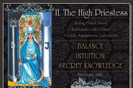 Chi tiết lá bài The High Priestess đoán tài vận tháng 3/2019 