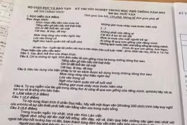 Thí sinh Cao Bằng làm lọt đề thi Văn do mang điện thoại vào phòng thi