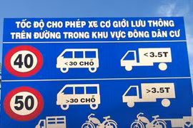 “Xin” 100 tỷ để chuẩn hóa biển báo giao thông